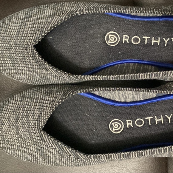 Rothy’s gray with pink bottoms Sz 9.. Super nice! - Picture 1 of 3